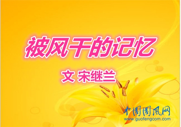 被風干的記憶（文 宋繼蘭）