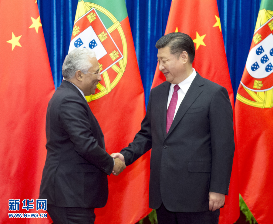 習(xí)近平會(huì)見葡萄牙總理科斯塔