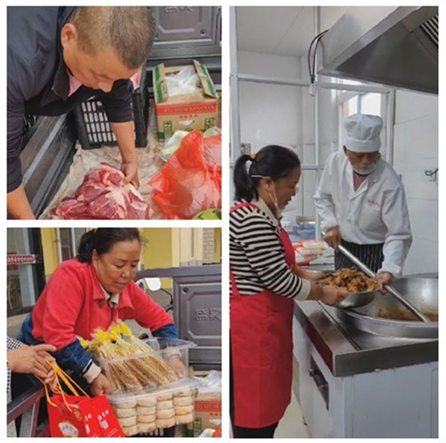 仲利食品公司領(lǐng)導(dǎo)及員工陪同臨渙敬老院的老人們喜過雙節(jié)