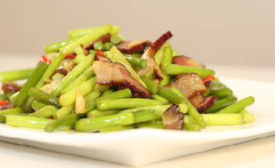 蒜苔炒臘肉