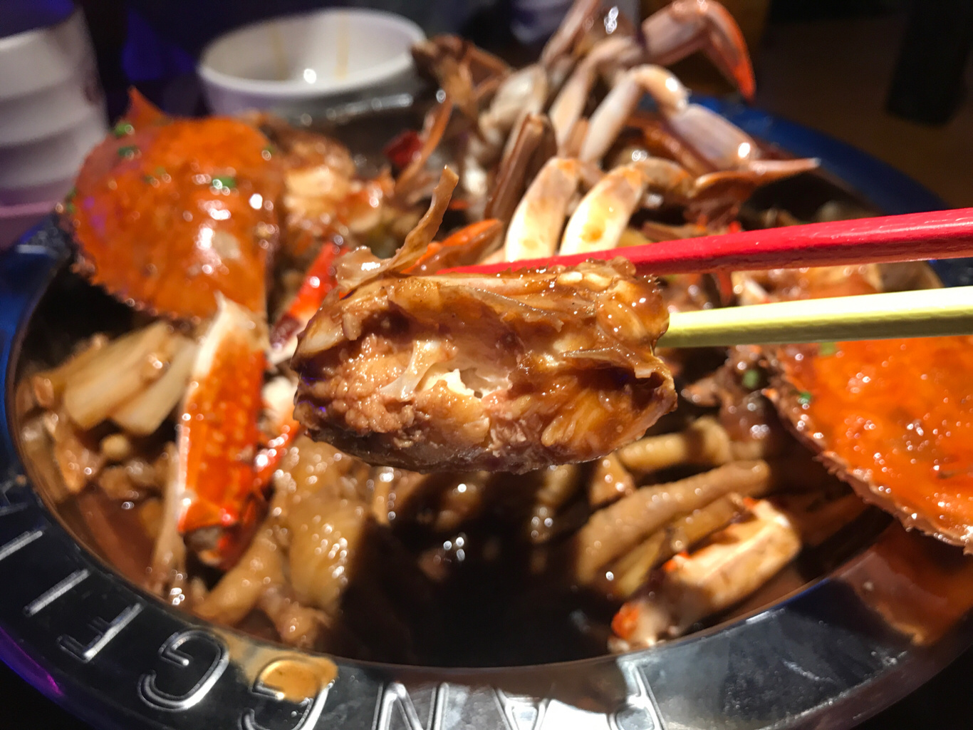 肥美肉蟹煲