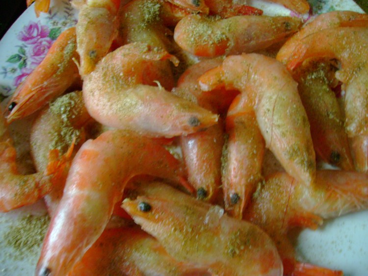 鮮蝦飯團的做法步驟3