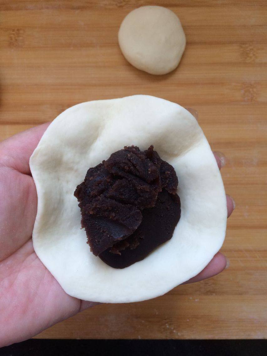 家常面食豆沙包的做法步驟7