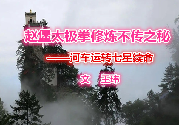 趙堡太極拳修煉不傳之秘——河車運(yùn)轉(zhuǎn)七星續(xù)命（文  王瑋）