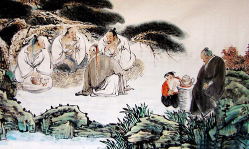 東林精舍見故殿中鄭侍御題詩，追舊書情，涕