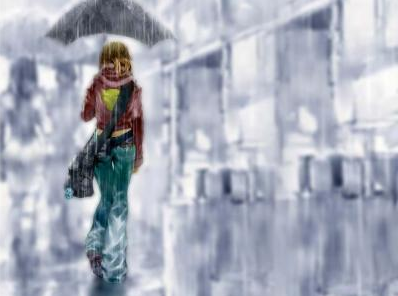 一個人，靜靜地聆聽雨聲