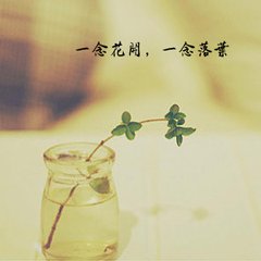 一念花開 一念落葉