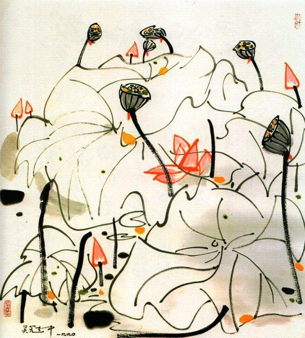 吳冠中作品欣賞