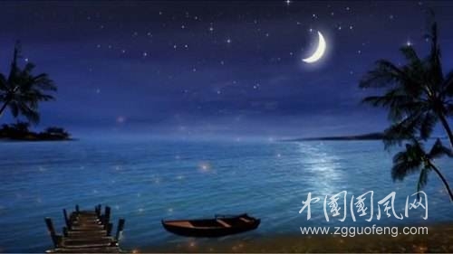 《彎彎的月亮》      文/青春鳥